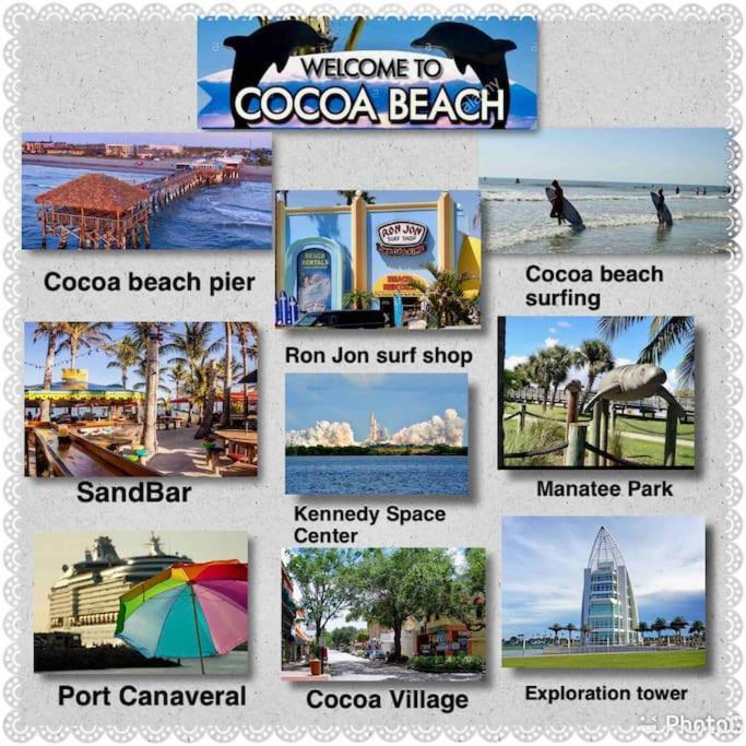 Condo By The Sea! Cocoa Beach Esterno foto